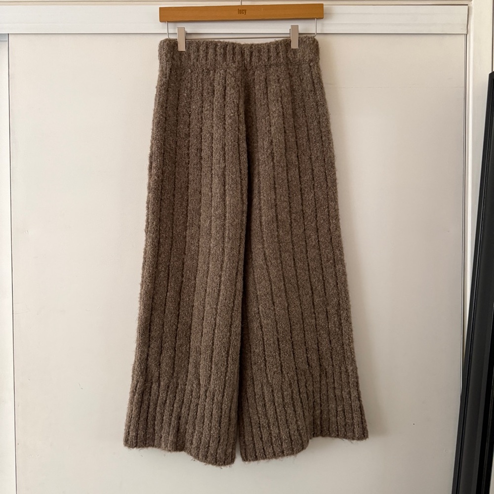Kordal Ribbed Wool Alpaca Knit Pants - Picture 5 of 8
